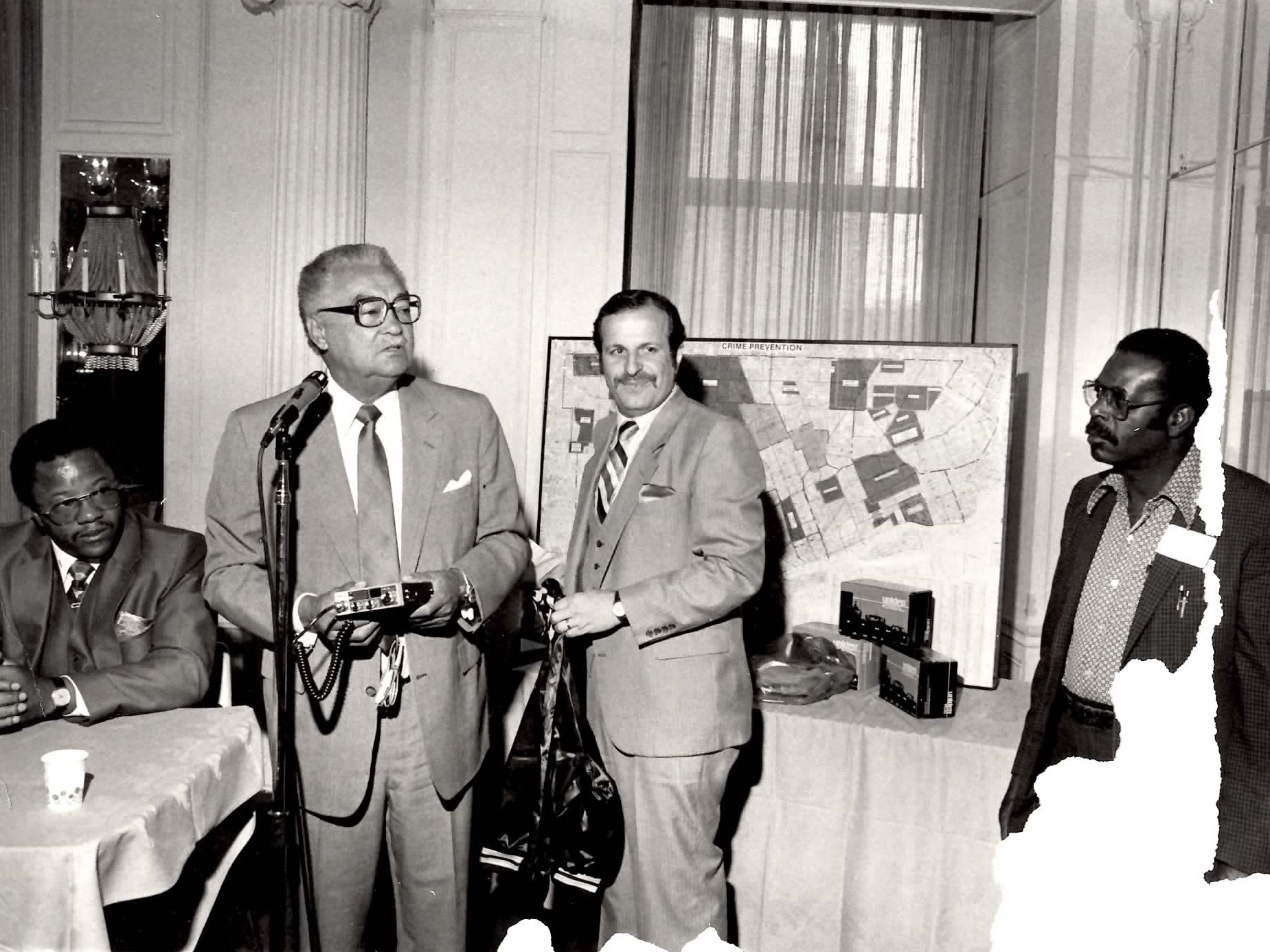 John Oram & Detroit Mayor Coleman Young