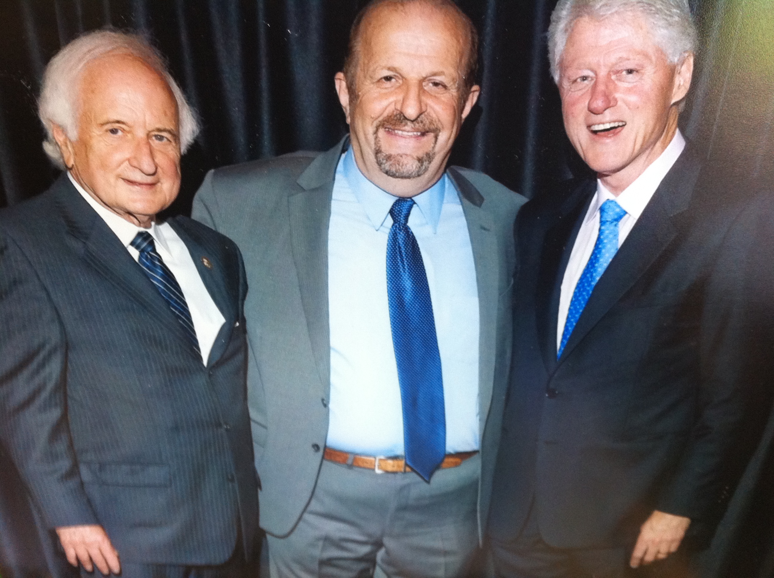 John Oram & President Clinton