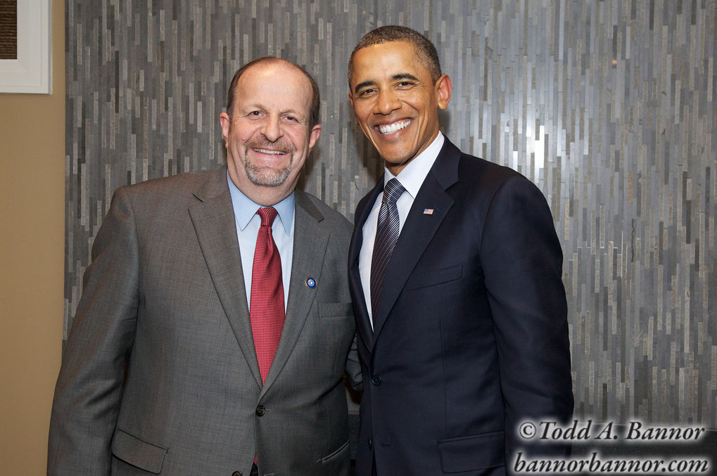 John Oram & President Obama